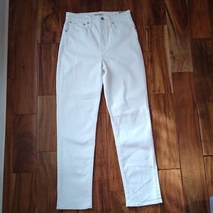 Madewell white jeans